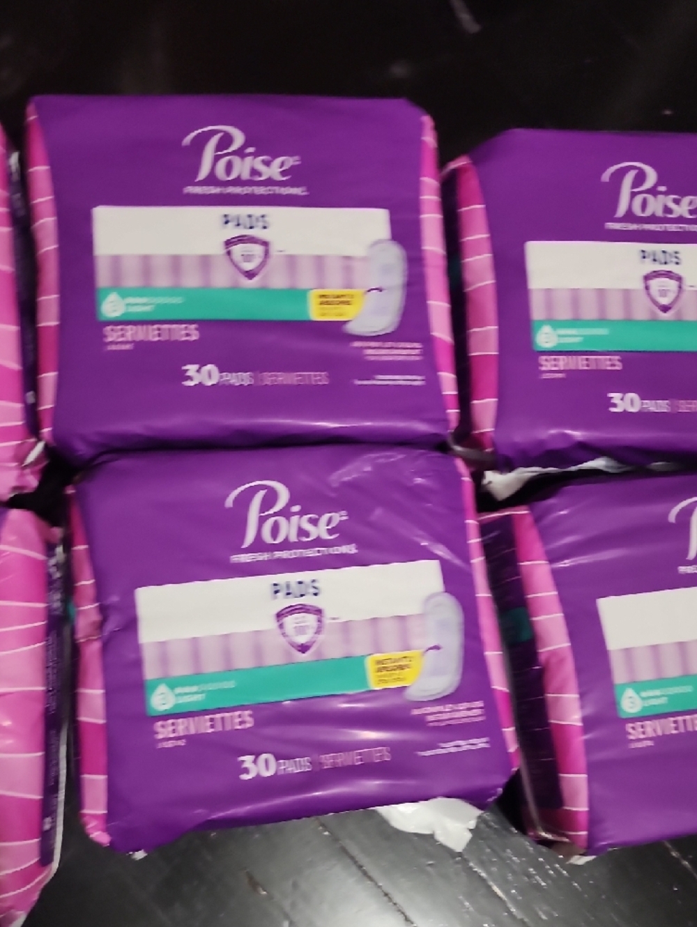 6 Poise Pads - Purple Packaging, 30-Count - Picture 3 of 4